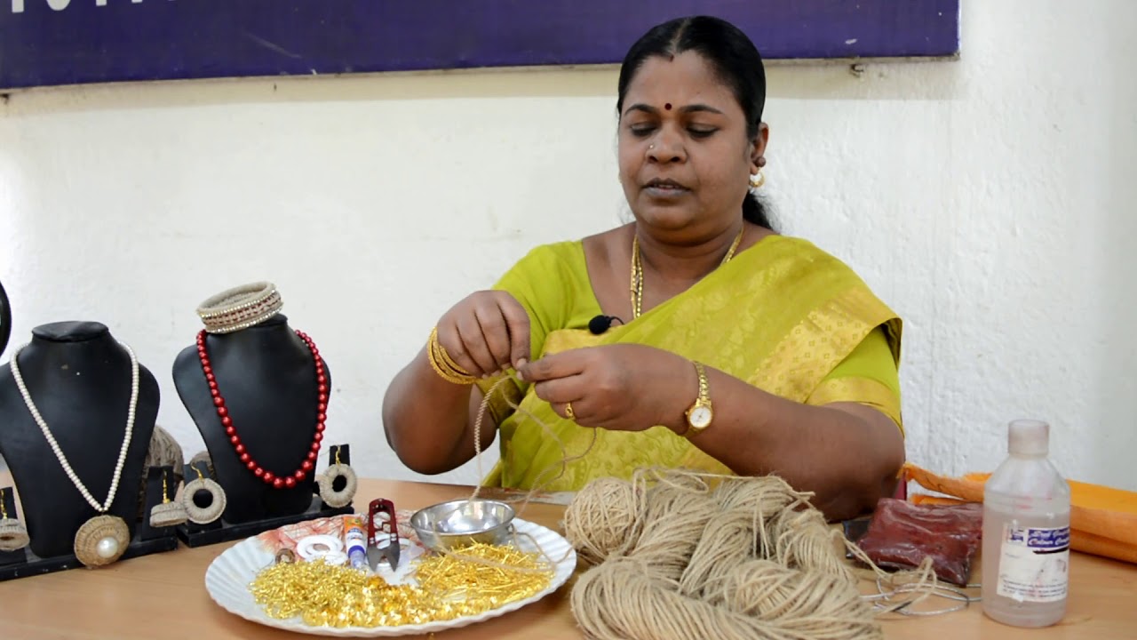 Jute Jewelry Making