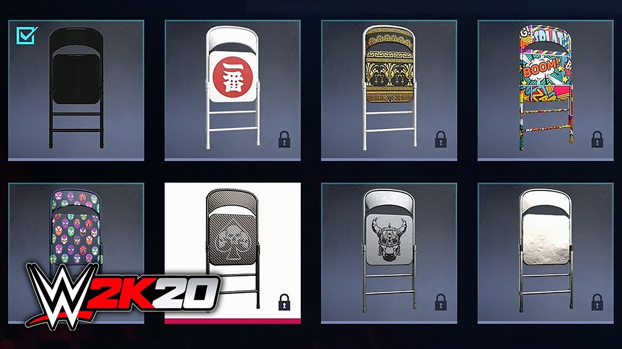 WWE 2K20 All NEW Weapons & Weapon Skins (30+ Weapons) YouTube