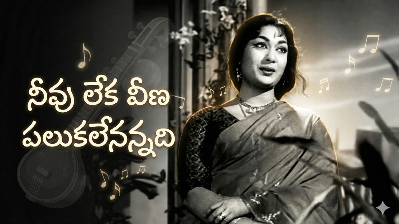 నీవు లేక వీణ Neevu Leka Veena Paluka Lenannadi | ANR Savitri | P Susheela | Heart Touching Classic