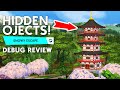 HIDDEN OBJECTS in Snowy Escape - DEBUG REVIEW| Sims 4