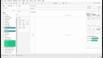 How to Create a Text Tables in Tableau Desktop