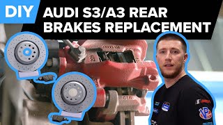 Audi S3 Rear Brake Pad & Rotor Replacement DIY (20152020 Audi MQB A3, S3, TT)