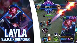 Layla S.A.B.E.R Breacher Gameplay - Mobile Legends screenshot 5