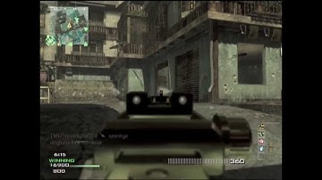 MW3: 3 Min. MP7 MOAB on Bootleg | 6v6 TDM BROAB Fail