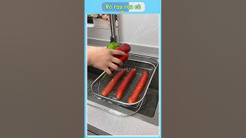 Rổ Rửa Rau Củ Co Giãn Tiện Lợi #giadungtienich #xuhuong