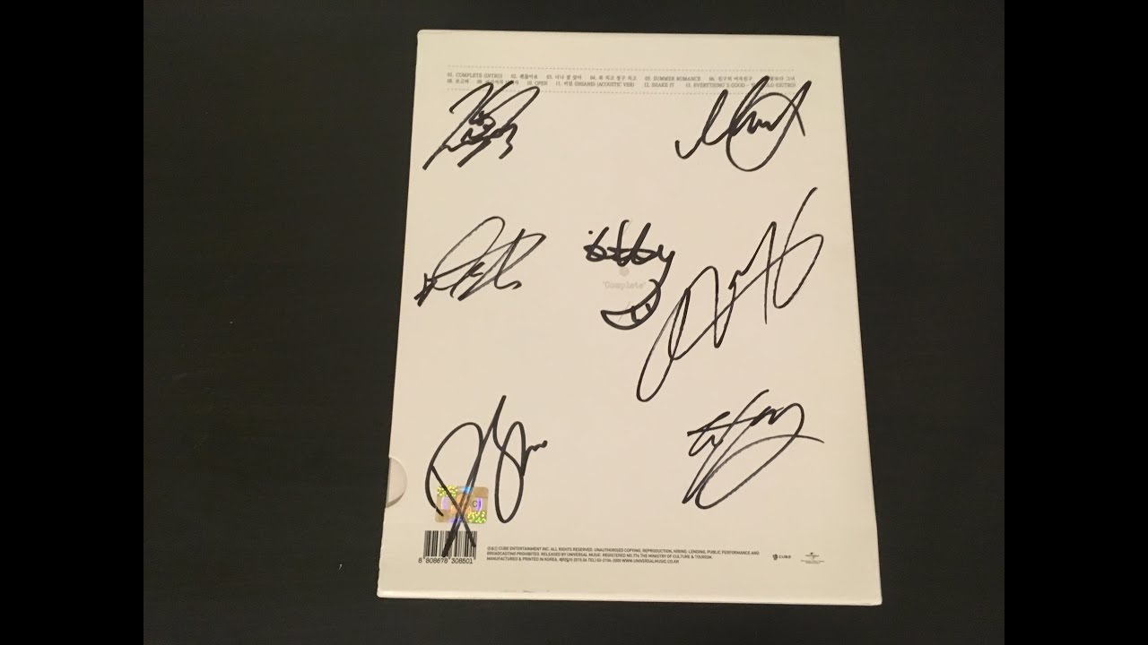 {CLOSED KPOP GIVEAWAY} Unboxing Signed BTOB Complete Album