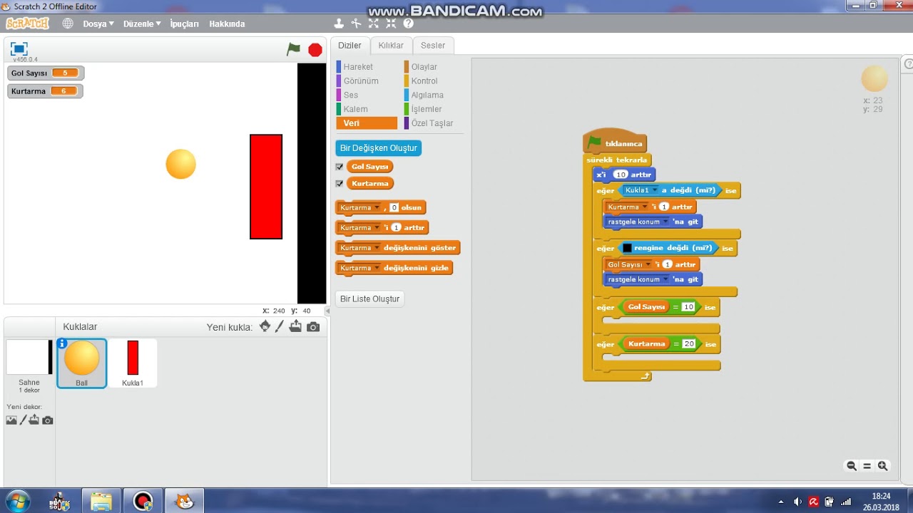 Scratch 2 oyun yapımı 1 - YouTube
