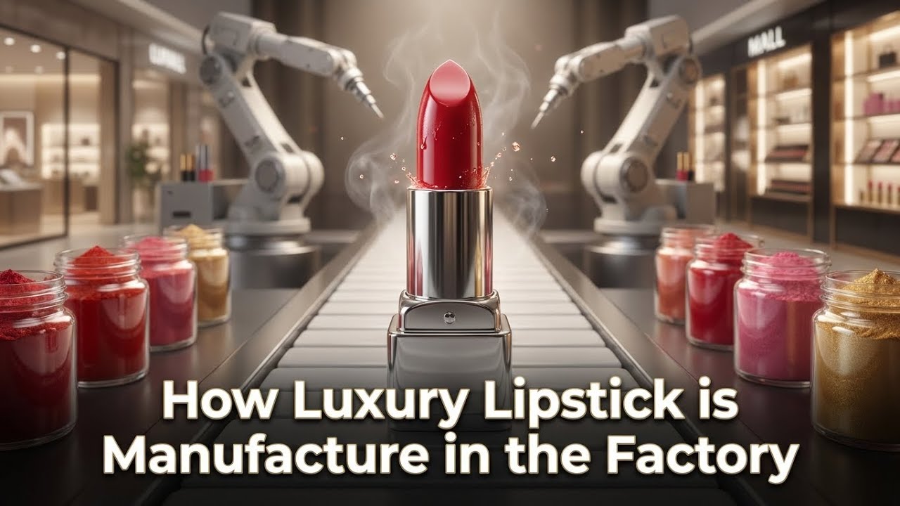 Inside the Factory: How Luxury Lipstick is Made from Wax to Glossy Finish