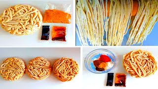 طريقة صنع النودلز الكوري في المنزل مع تحضير البهارات بمكونات متوفره وطعم أفضل من الجاهز