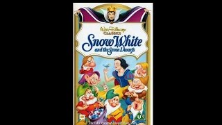 Closing to Snow White and the Seven Dwarfs ( Incl.. 'Making of' ) UK VHS [1994]