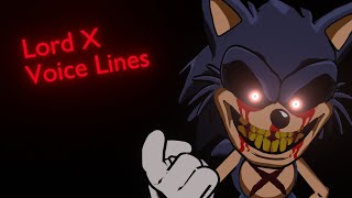 [Blender/Sonic.exe/FNF/PCPORT] Lord X Voice Lines Animation