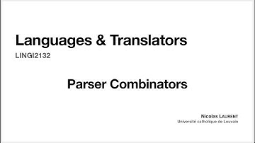 7. Parsing Combinators
