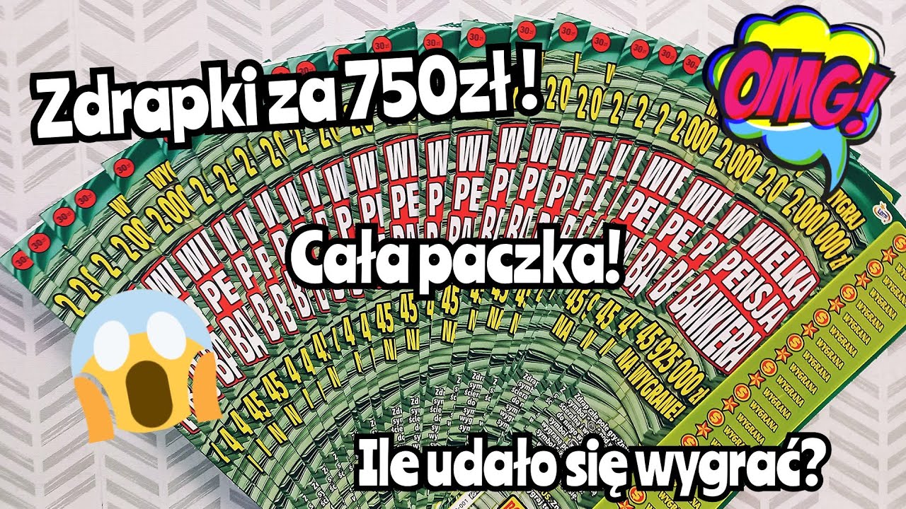 Zdrapmasy Lotto 🎄 Cała paczka zdrapki Wielka Pensja Bankiera! 😱 No trochę tych plików wpadło 😍