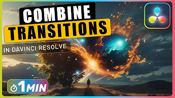 How to Create NICE TRANSITION by Combining Multiple Transitions in Davinci Resolve