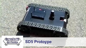 Custom Tracked Robot SD5 for National Instruments by SuperDroid Robots