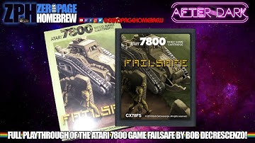 FailSafe (2010 Retail) Completed on Novice: Atari 7800 Homebrew