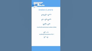 Index Laws #gcsemaths #maths #indices #indexlaws #algebra #gcsemathsrevision #gcses #igcse #study