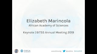 Elizabeth Marincola -- AAS Open Research | 2019 BITSS Annual Meeting
