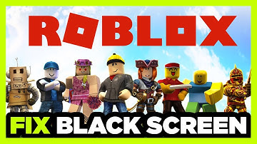 How to FIX Roblox Black Screen!