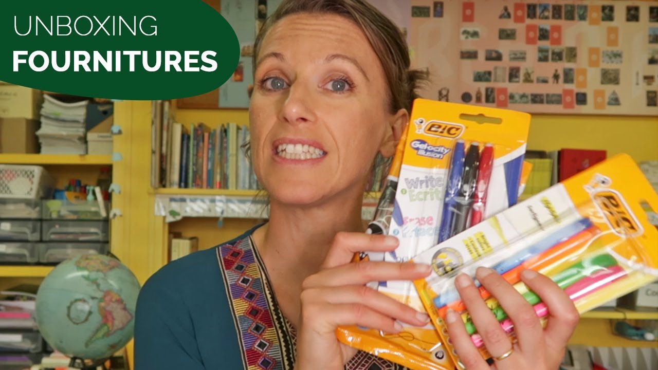 Unboxing : FOURNITURES SCOLAIRES de MAITRESSE