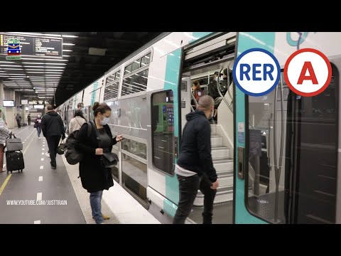 RER - A | Saint Germain en Laye -Boissy Saint Léger of France Railway ...