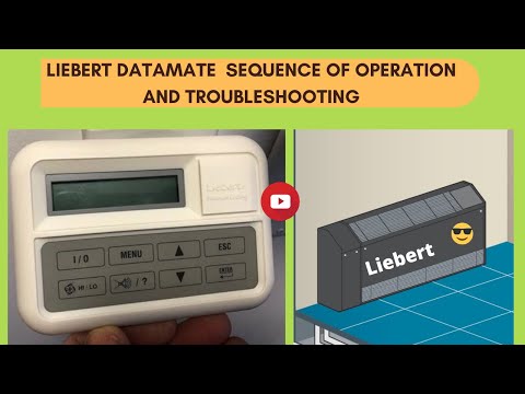 Liebert DataMate  Sequence of Operation and Troubleshooting