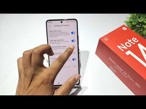 How to fix incoming call problem in redmi note 14 pro plus  | redmi note 14 Incoming call settings