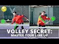 Volley tip master your line up for more consistency