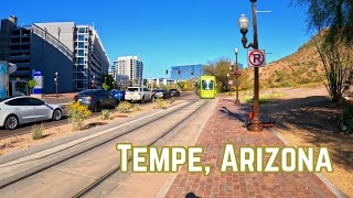Walking Tour - Tempe, AZ | Charming Downtown, Modern Business District (4K)