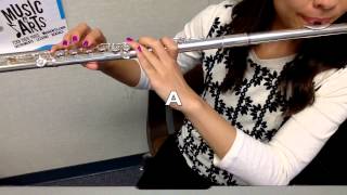 F Major Scale - Flute Concert F Major Basic Flute Scale Study