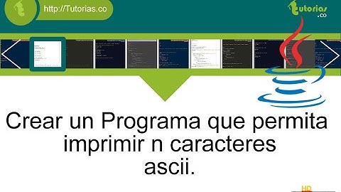 ciclo for – java (caracteres ascii)