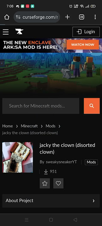 how to download curse forge mods in mobile (for povjavlauncher)