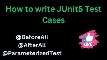 How to write Junit5 test cases // Easy Learning Channel