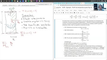 IIQ2003 - Python para FdT - S3.2 - Convección forzada de calor para flujo por una tubería circular