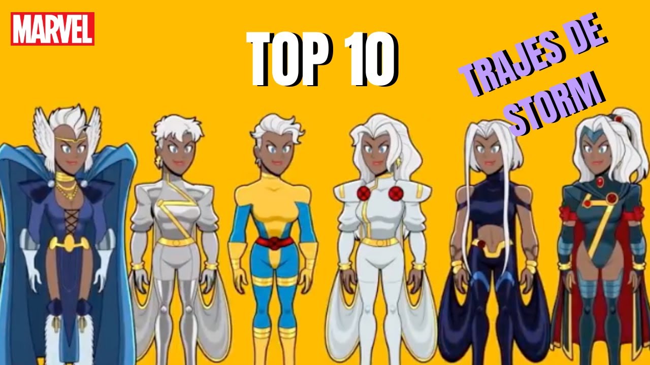 ¡Los 10 mejores trajes de Storm!