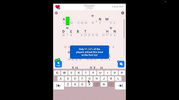 Cryptogram: The Solution For Level 254! - Step by Step Word Brain Puzzle