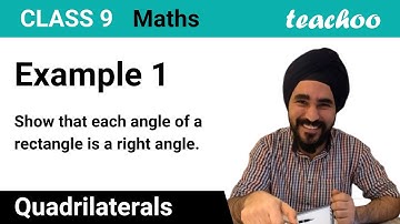 Example 1 - Show that each angle of rectangle is right angle - Teachoo