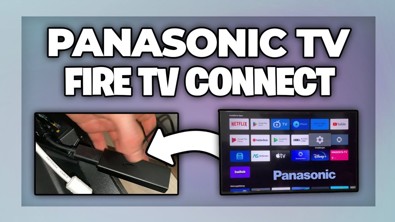 家電 Panasonie VIERA + Amazon Fire Stick TV Panasonic TV how to connect to Fire TV Stick - Full Guide - YouTube