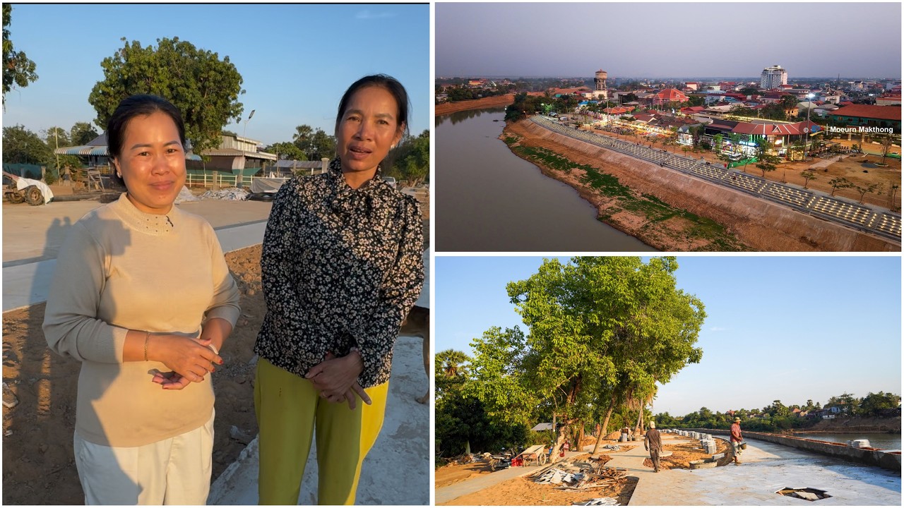 ពលរដ្ឋ រំពឹងថាក្រុងស្ទឹងសែនកាន់តែមានឈ្មោះល្បី ក្រោយសួនអមច្រាំងសាងសង់រួចរាល់