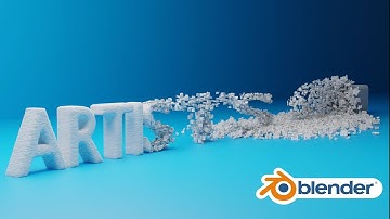 Blender - Particle Crumbling Transformation tutorial #blendertutorial #blenderanimation