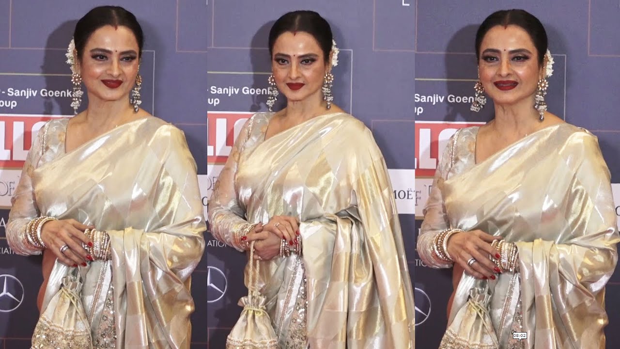 Evergreen Rekha At Hello! Hall Of Fame Awards 2022