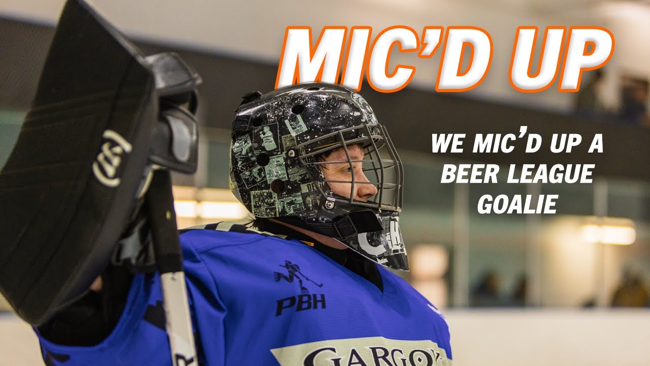 Women's Beer League Goalie Mic'd Up YouTube