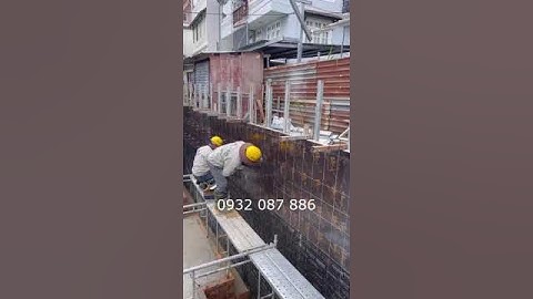 Công Tác Thi Công Khoan Lỗ Xuyên Ty Ghép Vách, Sử Dụng Ty Ren Tán Chuồn CỐP PHA VIỆT