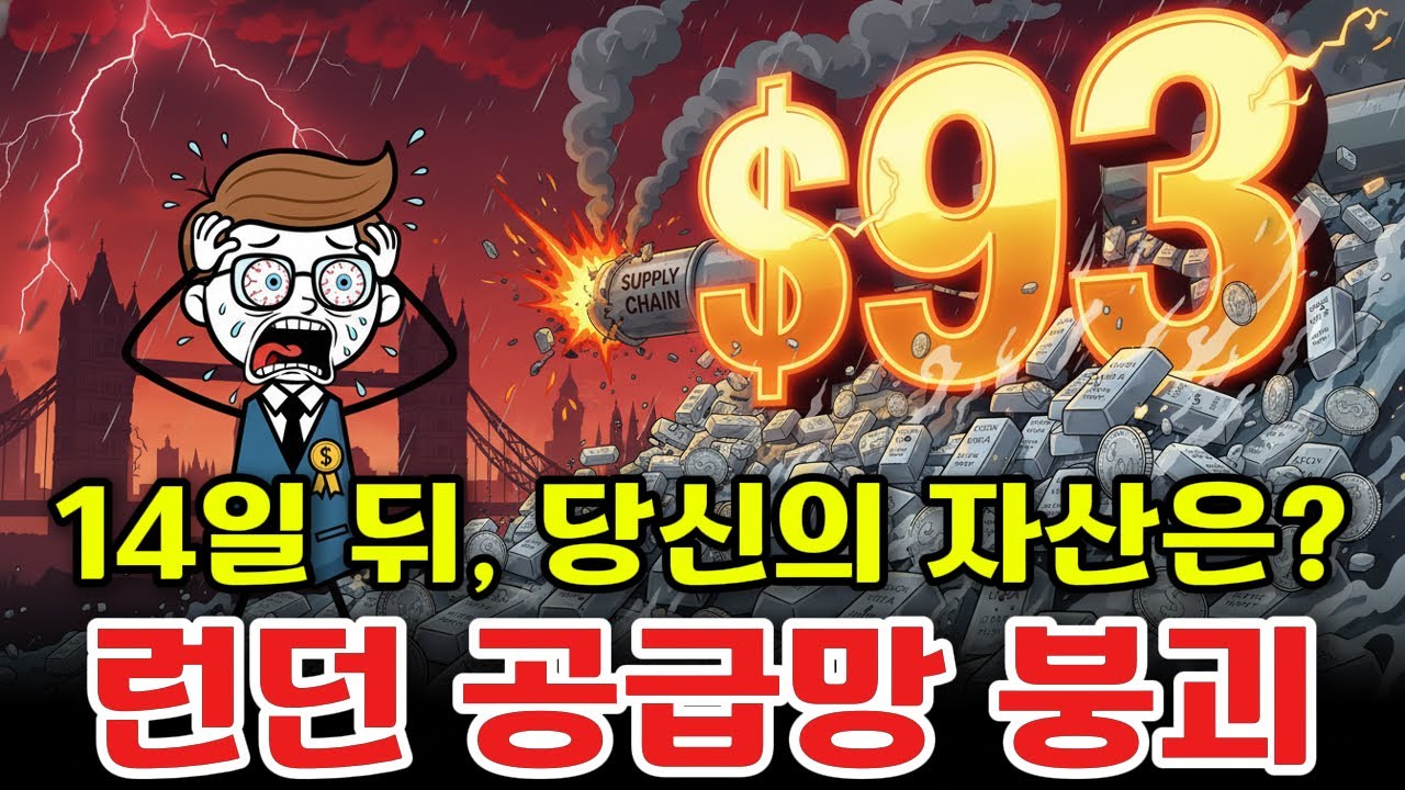 🇰🇷 은(Silver) 긴급 시황: 93달러 돌파! 런던 시장 '공급망 마비' 현실화... 14일 뒤 당신의 자산에 벌어질 일은?