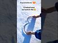 Expectation Vs Reality Making A Snow Heart In Finland Lapland Winter Fun Ytshorts 