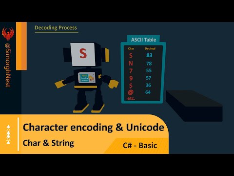 C# Tutorial - Basic - 031 - Character encoding & Unicode