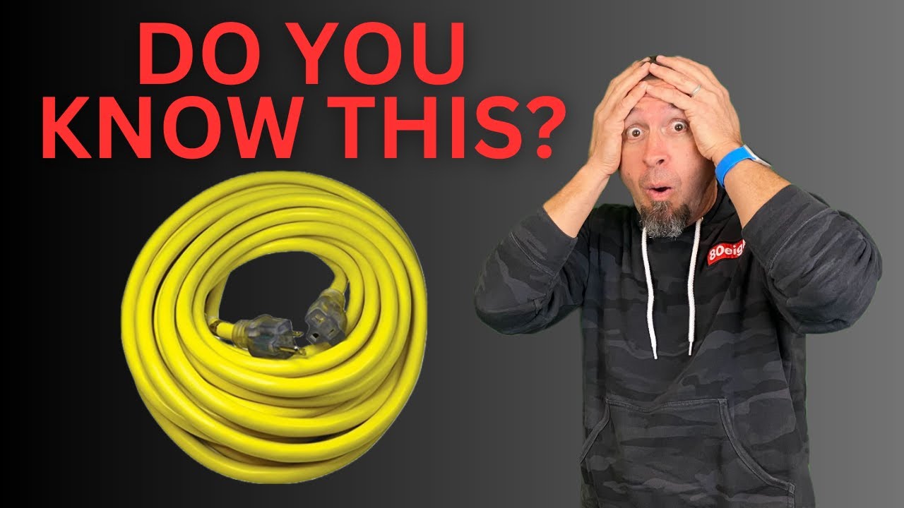Outdoor Extension Cord Safety And Purchase Facts You Must Know YouTube Outdoor Extension Cord Safety And Purchase Facts You Must Know YouTube