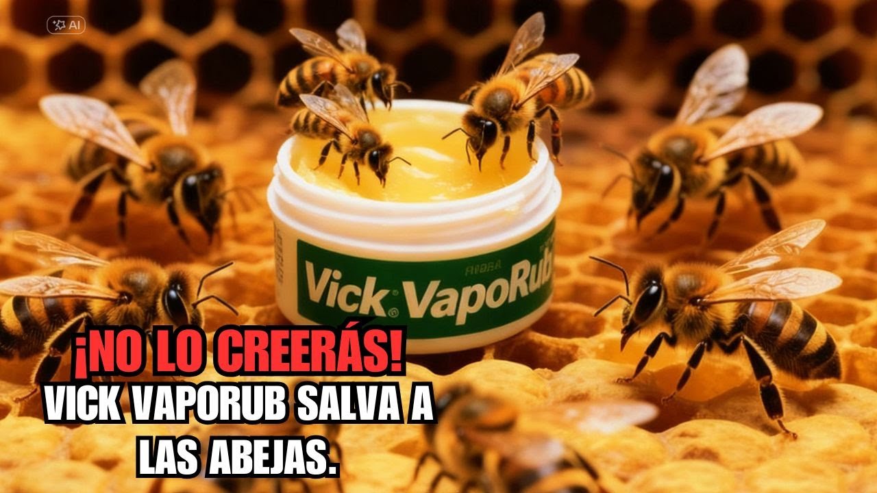 ¿Sabes para que USAN Los Apicultores el VICK VAPORUB?