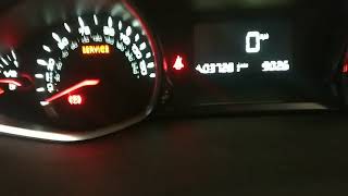 How to easily reset the service message light on a peugeot 308