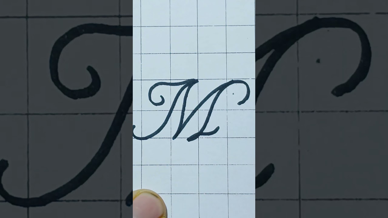 Напишите курсивную заглавную букву M, N, O. Как писать буквы: простое искусство для начинающих.